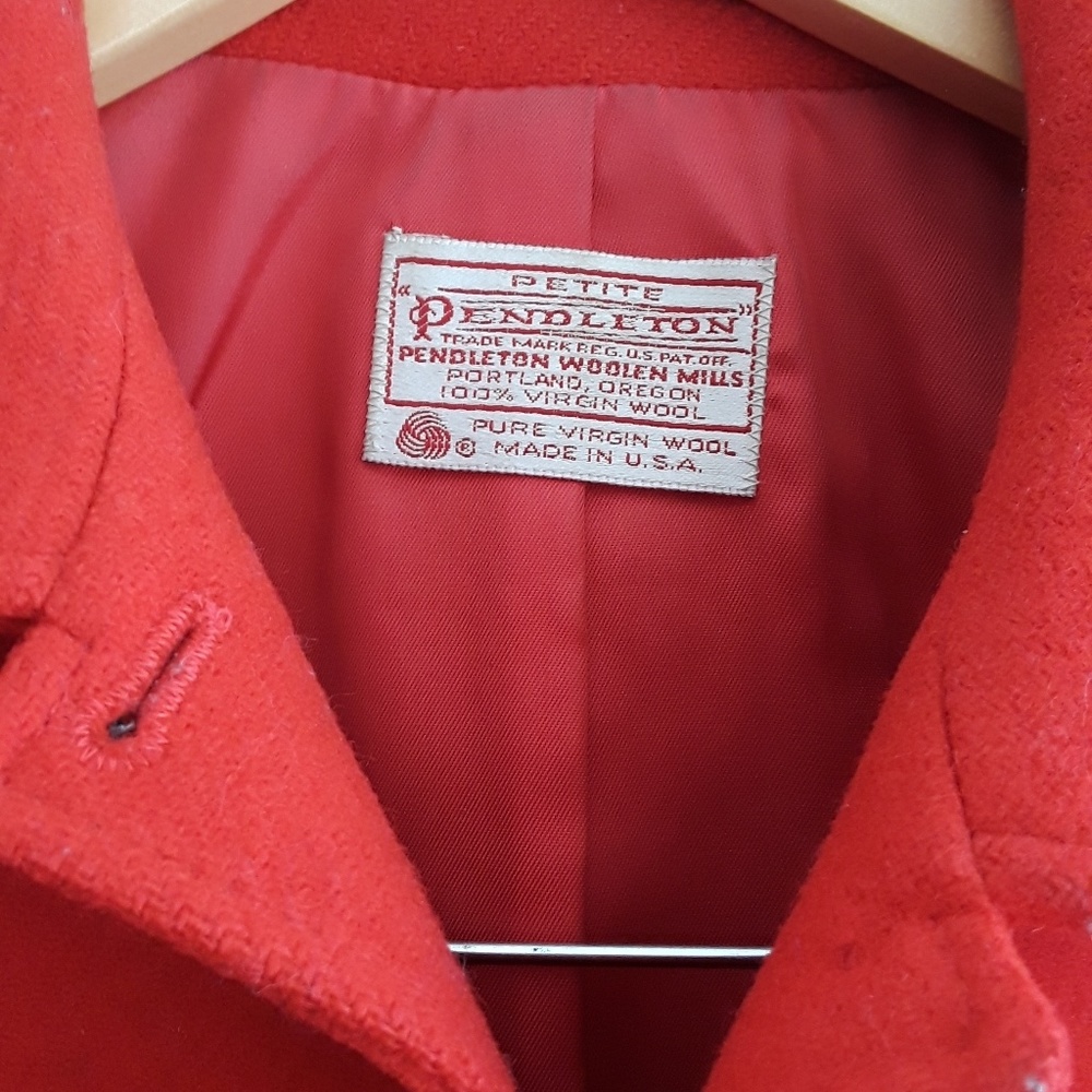 Pendleton wool coat